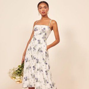 Reformation Rosehip Delilah Midi Dress